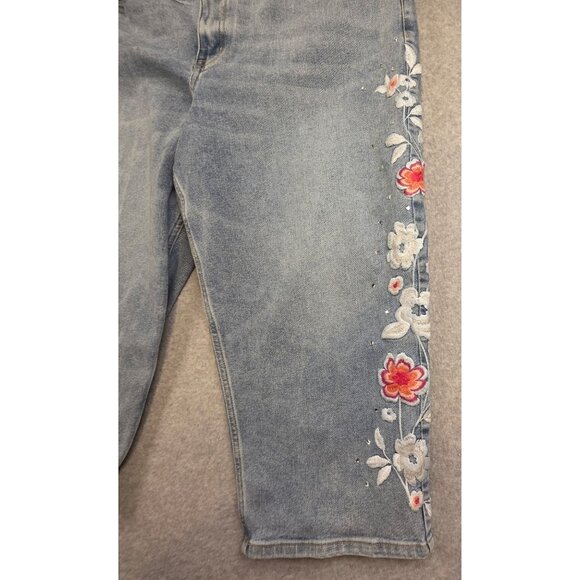 Lane Bryant Women's Capri Embroidered Jeans Size 20 - Picture 4 of 9